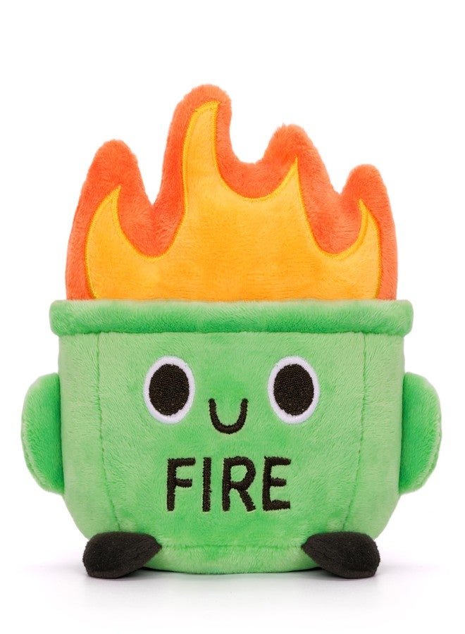 A AIFAMY Dumpster on Fire Plush with Sound, Soft Dumpster Stuffed Animals for Emotional Daily Support, Gag Gift for Coworkers Office Accessories Desk Decor Birthday Present - Image 1